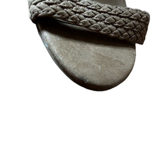 Bamboo Braided Open Toe Block Heel - Picture 8 of 10